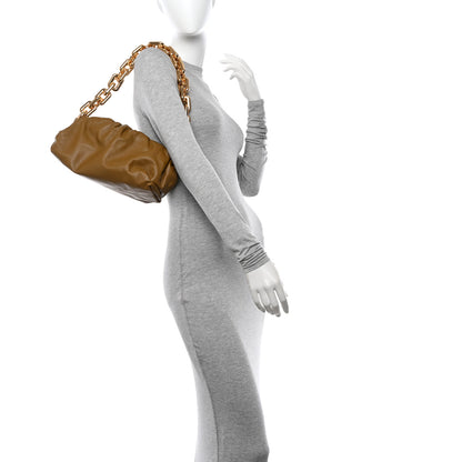 Bottega Veneta Calfskin The Pouch Chain Cammello 2 of 10