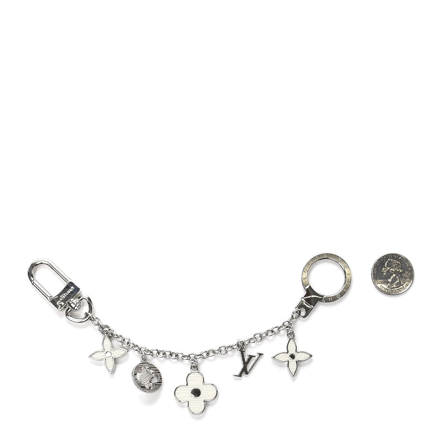 Fleur d'Epi Bag Charm Chain Ivory