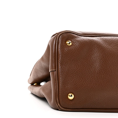 Prada Vitello Daino Tote Palissandro 8 of 9