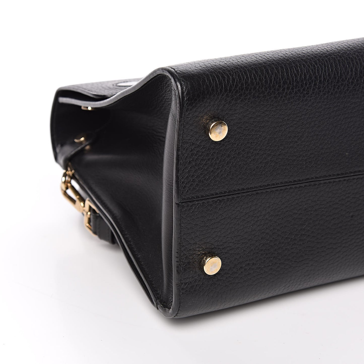Grained Calfskin Medium Diorever Flap Black
