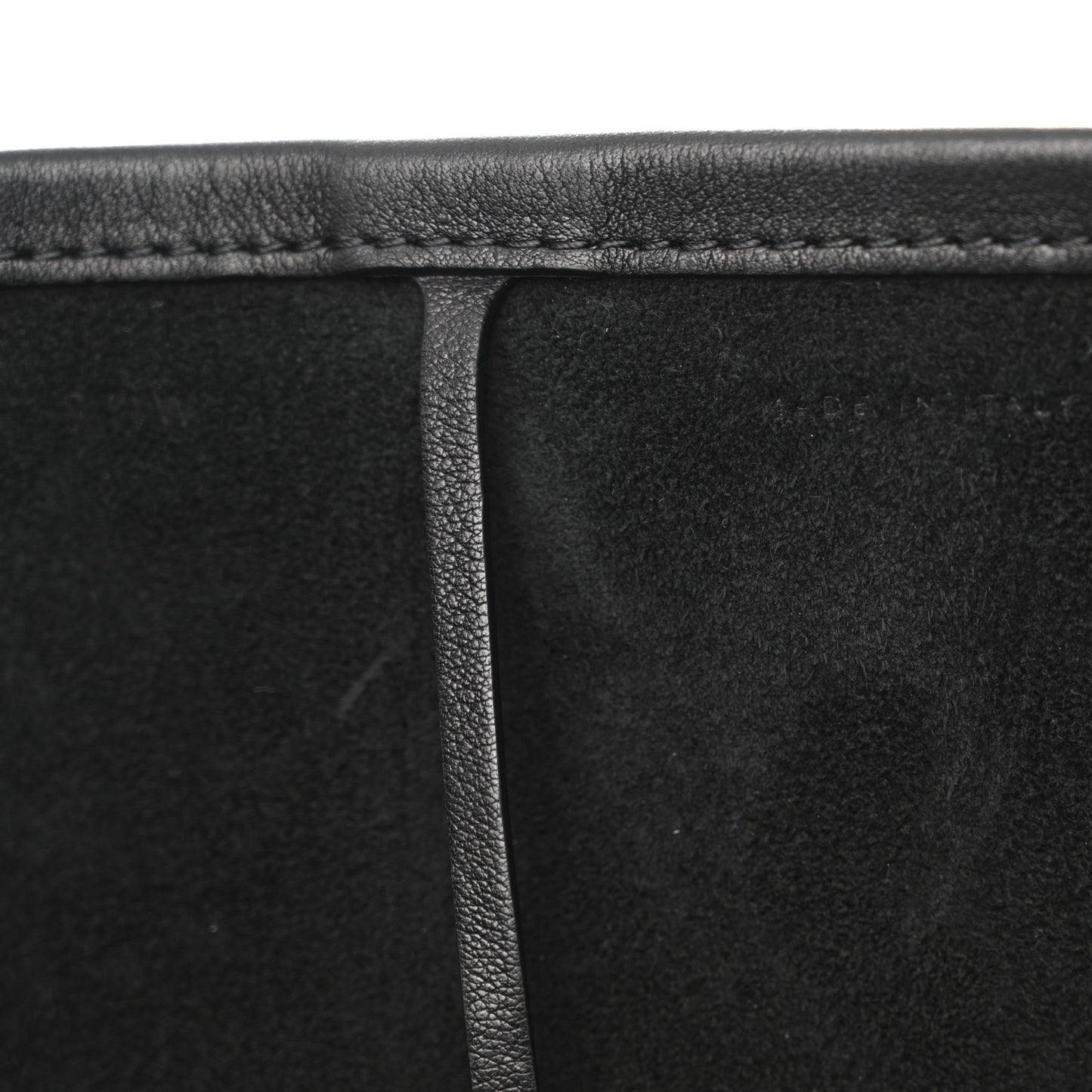 Polished Saddle Calfskin Large N/S Park Tote Black