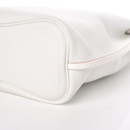 Hermes Taurillon Clemence So Kelly 22 White Sanguine 9 of 10