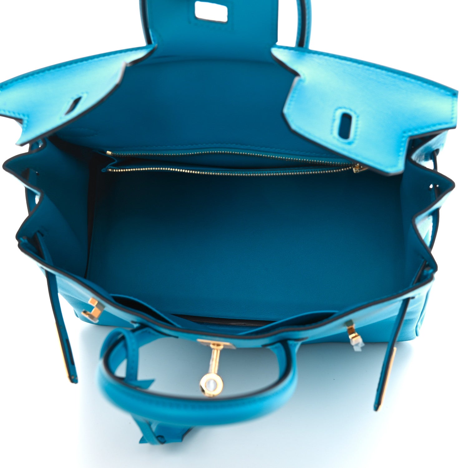 Hermes Swift Birkin 25 Bleu Frida 5 of 11