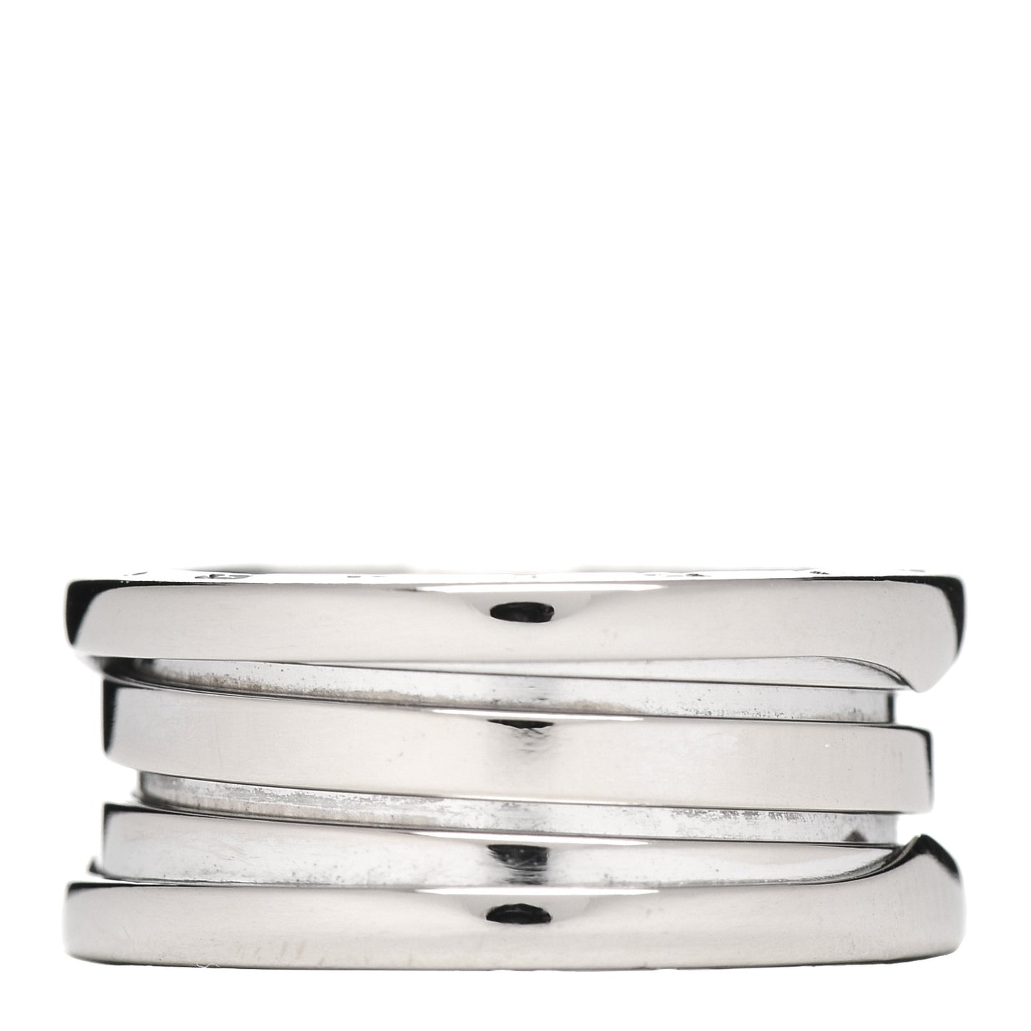 18K White Gold B.Zero1 Three-Band Ring 51 5.75