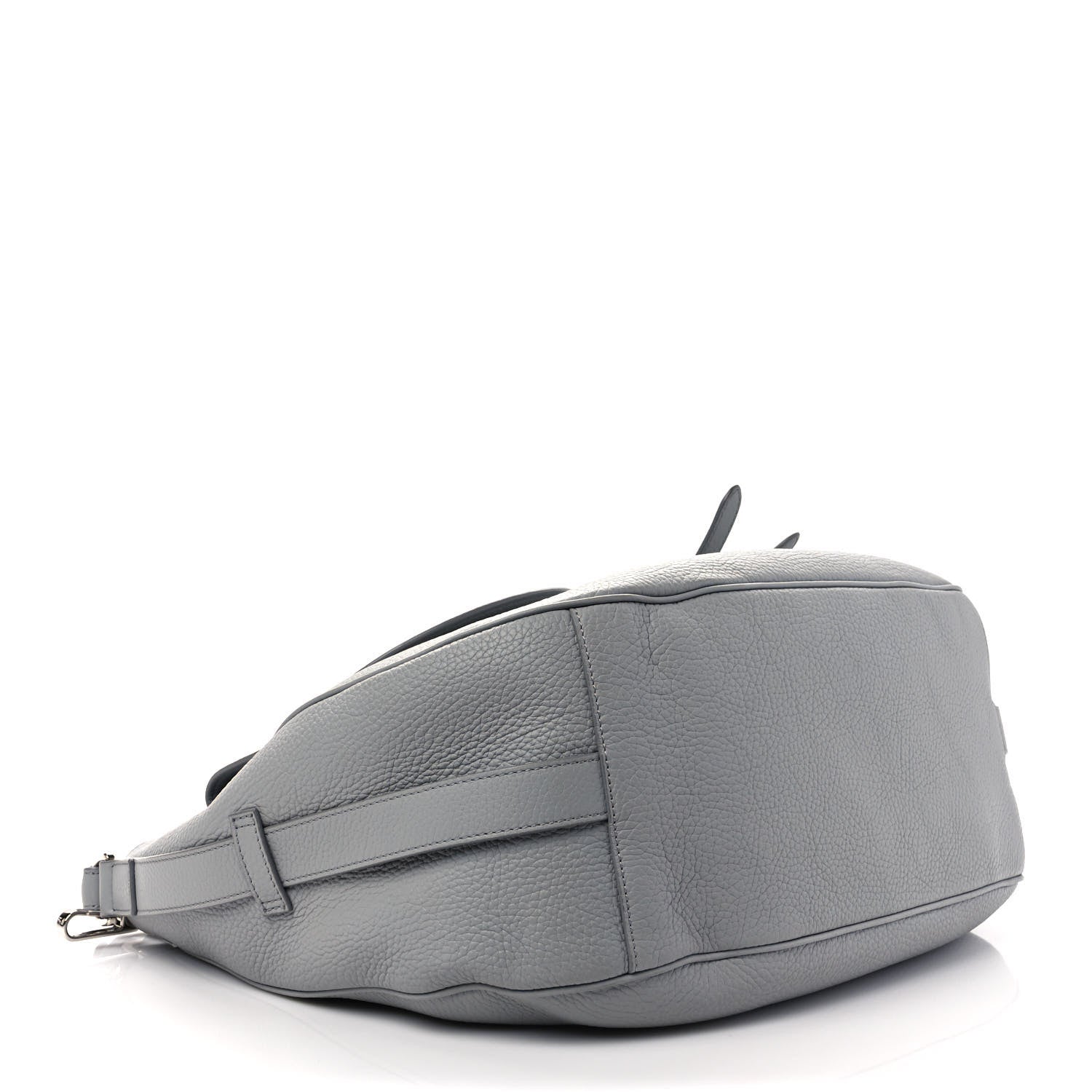 Christian Dior Grained Calfskin Soft Saddle Bag Grey 4 of 11