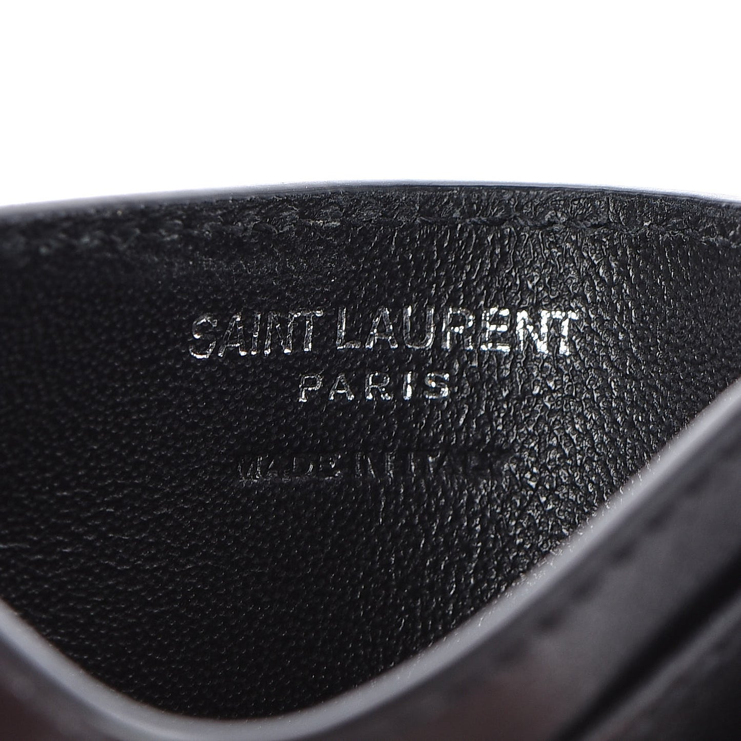 Calfskin Y Quilted Monogram LouLou Credit Card Case Black