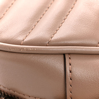 Gucci Calfskin Matelasse Small GG Marmont Chain Shoulder Bag Porcelain Rose 15 of 15