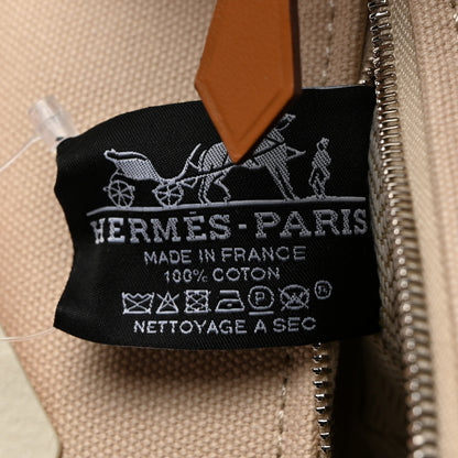 Hermes Canvas Small Bride-A-Brac Pouch Natural 6 of 7