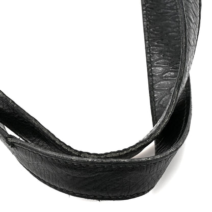 Saint Laurent Calfskin Snakeskin Embossed Oversized Muse Black 12 of 12