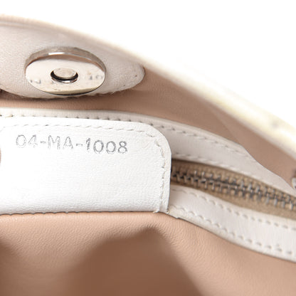 Christian Dior Lambskin Woven Dior Soft Shopping Tote White 9 of 14