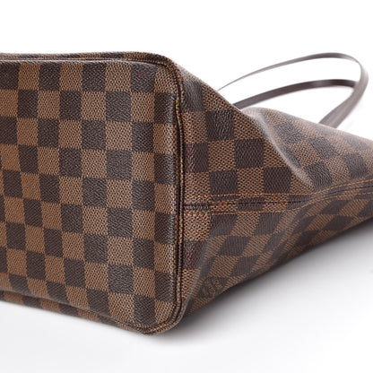 Louis Vuitton Damier Ebene Neo Neverfull MM Rose Ballerine 7 of 12