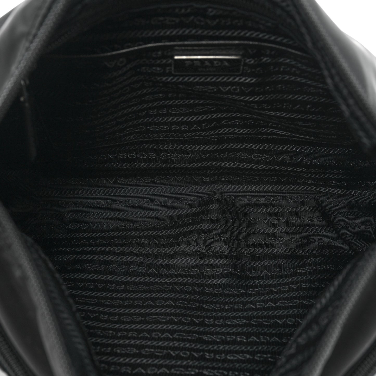 Tessuto Nylon Messenger Bag Black