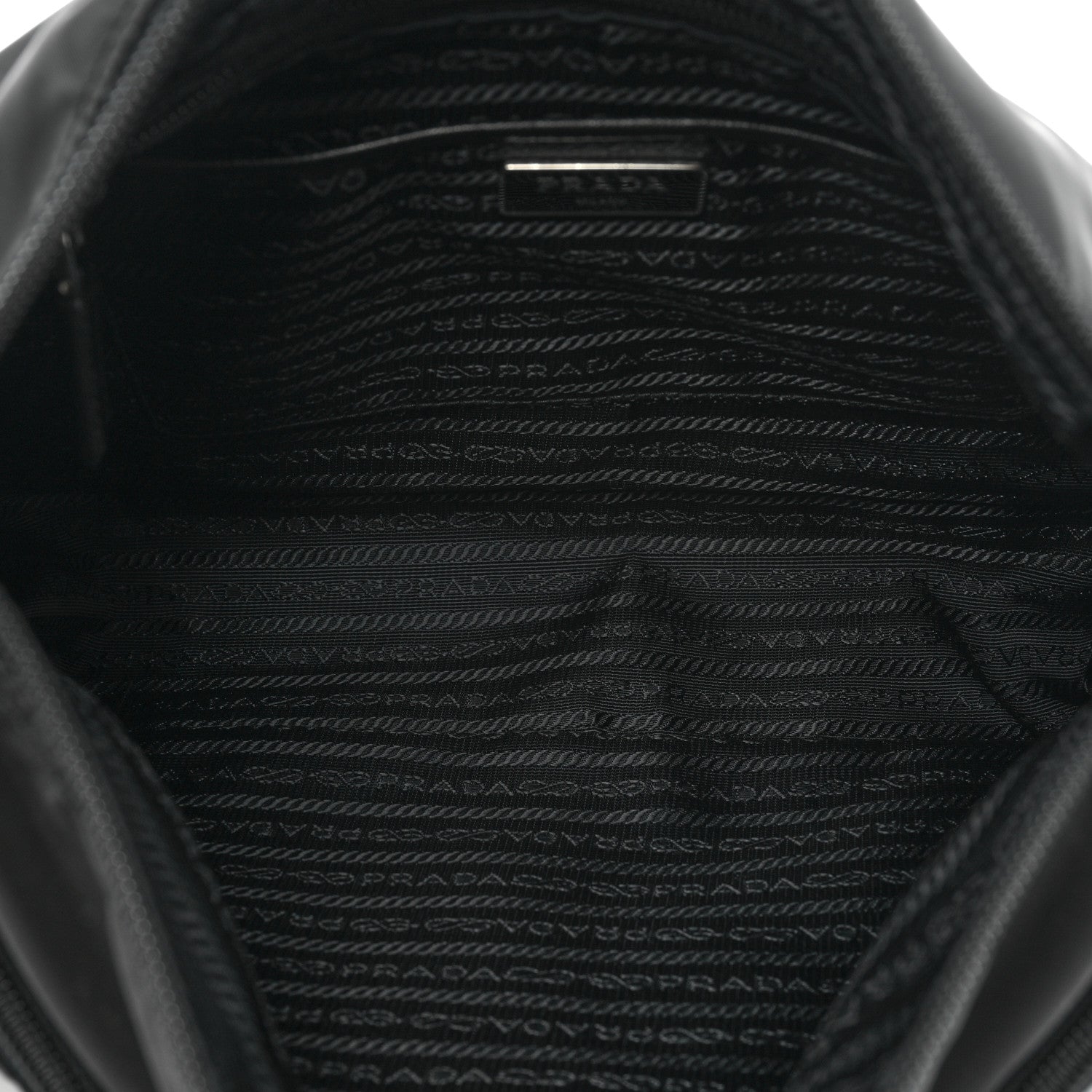 Prada Tessuto Nylon Messenger Bag Black 5 of 10