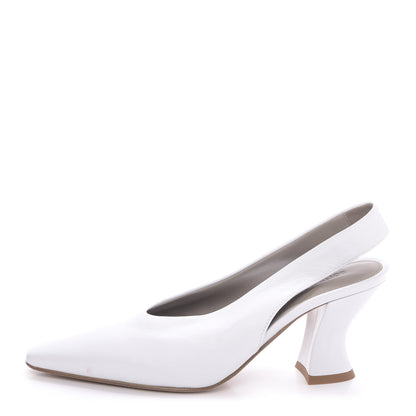 Bottega Veneta Nappa Almond Slingback Pumps 37 Ivory 1 of 11
