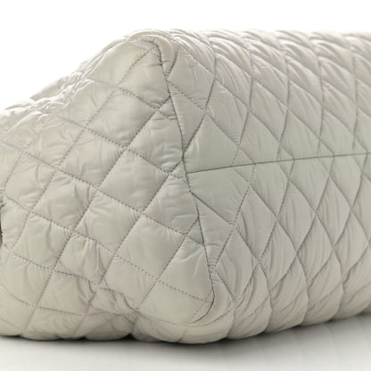 Chanel Nylon Coco Cocoon Bowler White 8 of 13