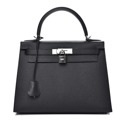Hermes Epsom Kelly Sellier 28 Black 1 of 31