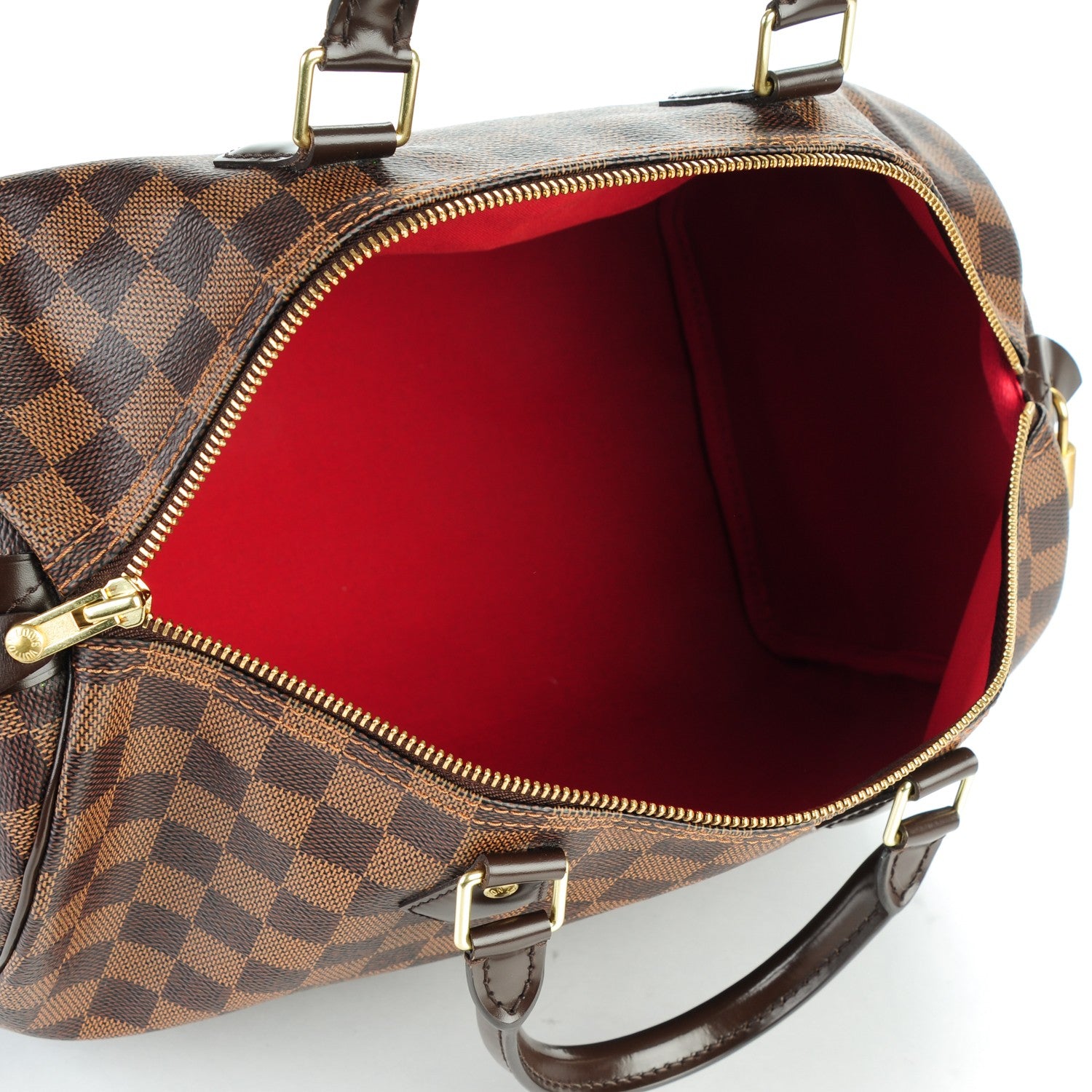 Louis Vuitton Damier Ebene Speedy 35 6 of 7