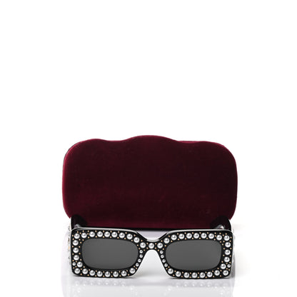 Gucci Pearl Hollywood Forever Sunglasses GG0146S Black 6 of 6