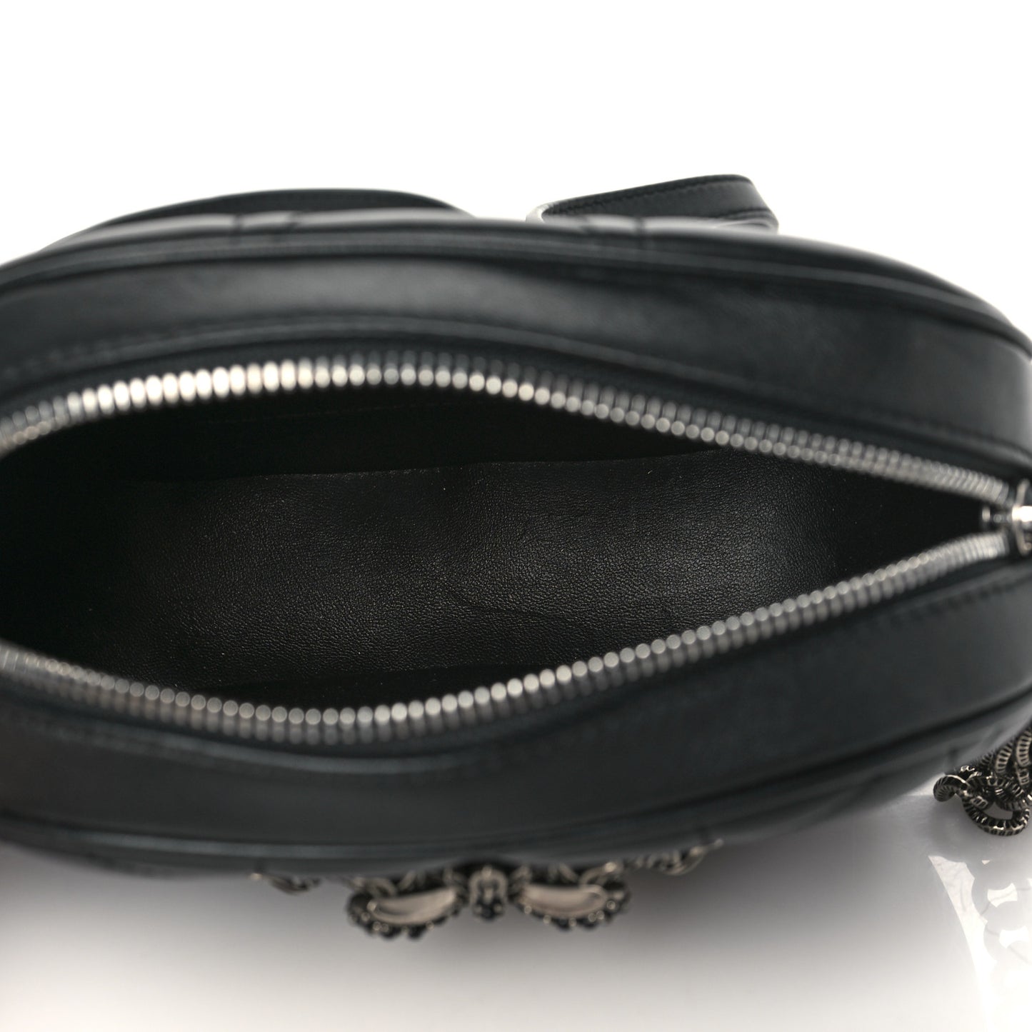 Smooth Calfskin Mini Devotion Camera Bag Black