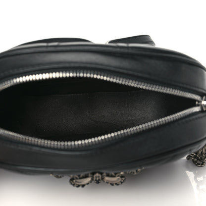 Dolce & Gabbana Smooth Calfskin Mini Devotion Camera Bag Black 5 of 9