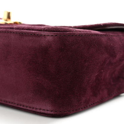Chanel Suede Calfskin Mini Souplissimo Flap Burgundy 9 of 10