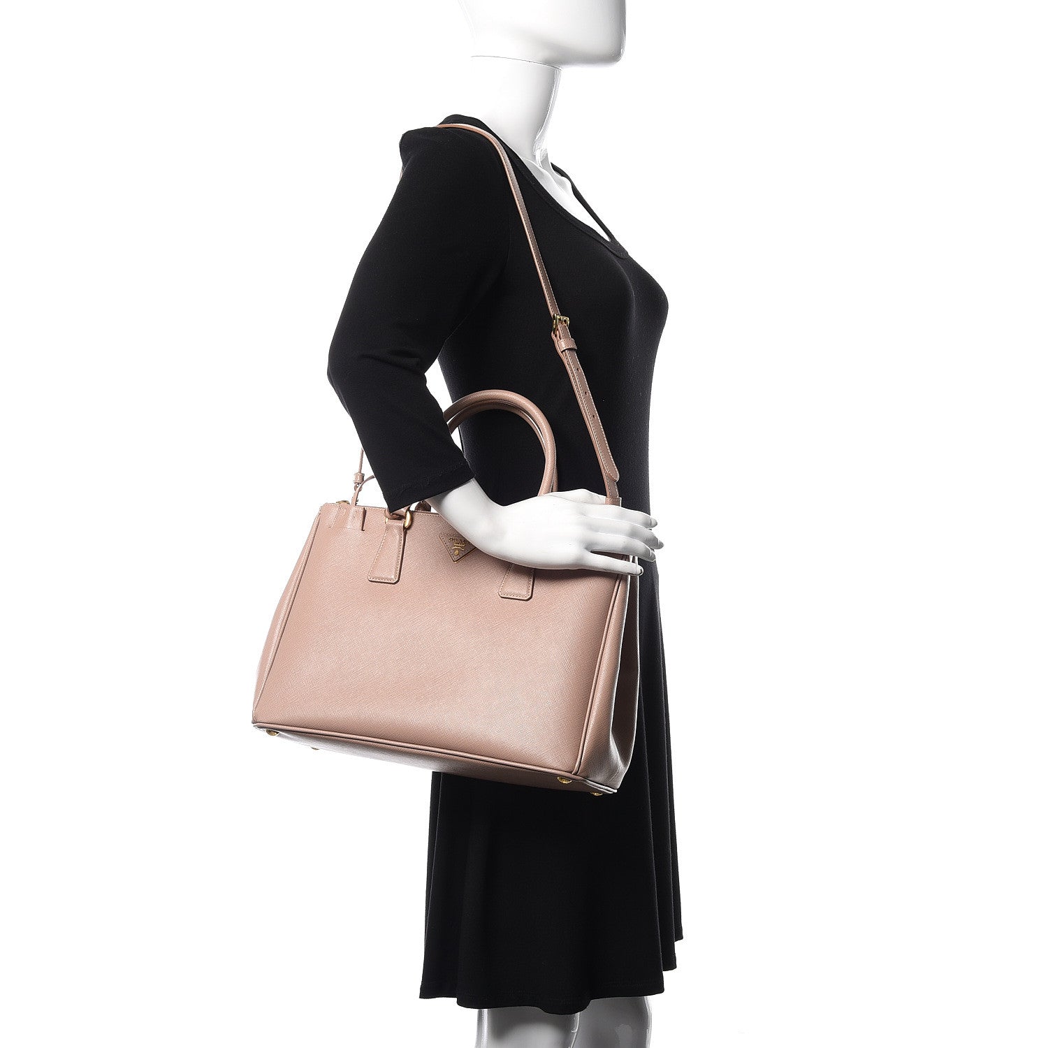 Prada Saffiano Medium Galleria Double Zip Tote Cammeo 2 of 9
