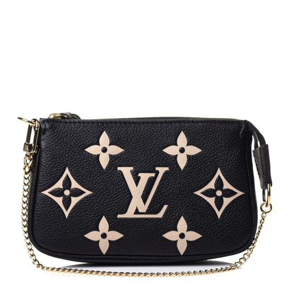 Louis Vuitton Empreinte Monogram Giant Mini Pochette Accessories Black 1 of 4