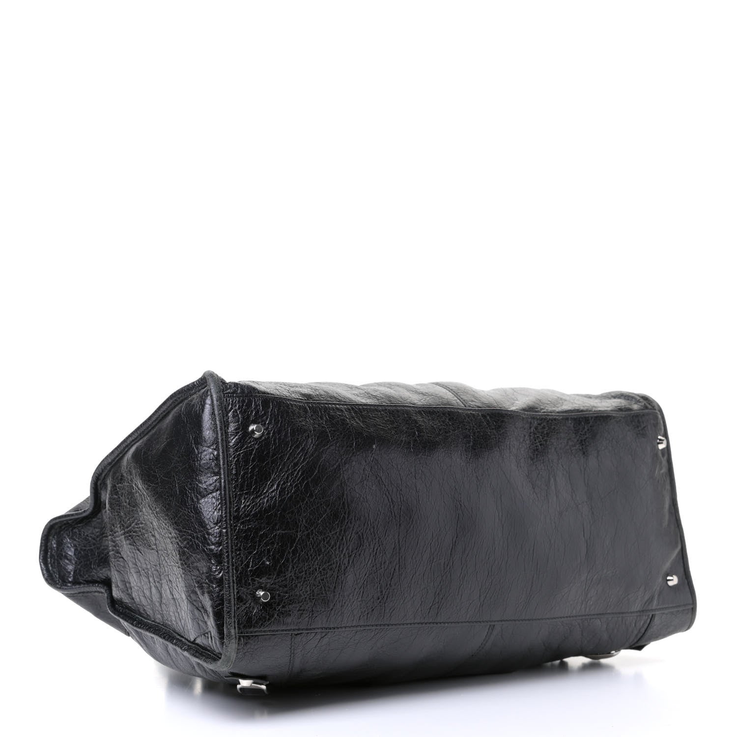Balenciaga Agneau Classic Hardware Silver Work Black 3 of 9
