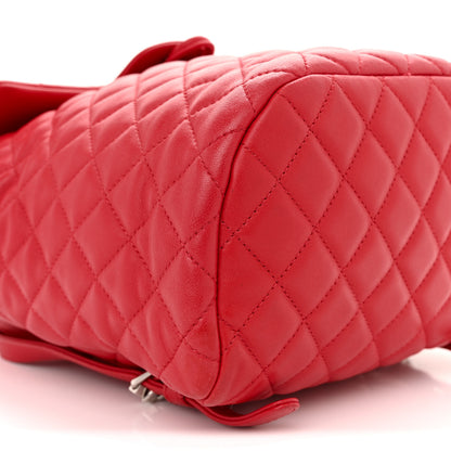 Chanel Lambskin Quilted Small Urban Spirit Backpack Red 8 of 10