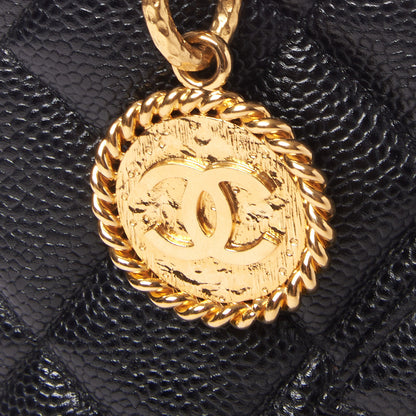 Chanel Caviar Quilted Medallion Tote Black 7 of 9
