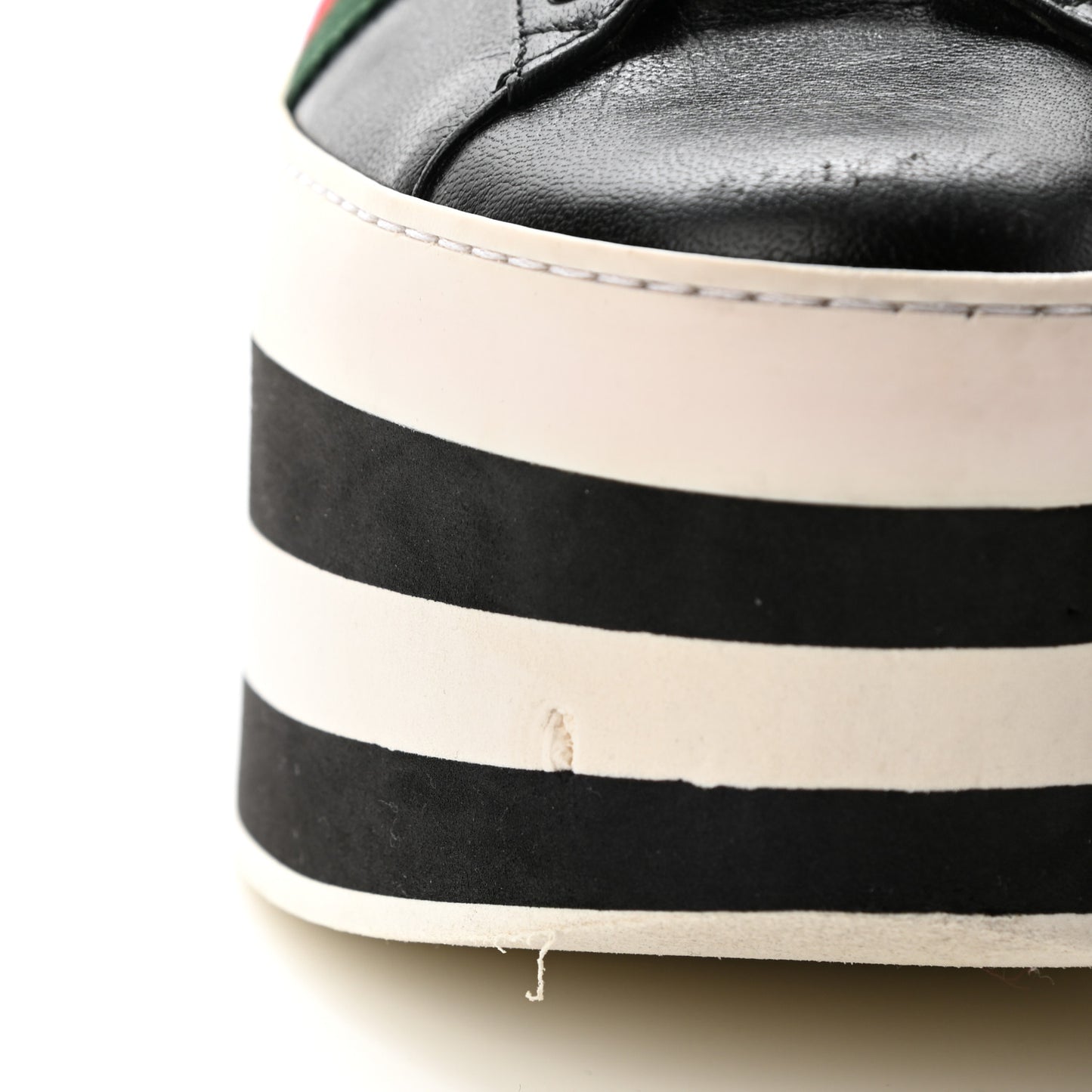 Malaga Kid Peggy Platform Sneakers 37 Black White