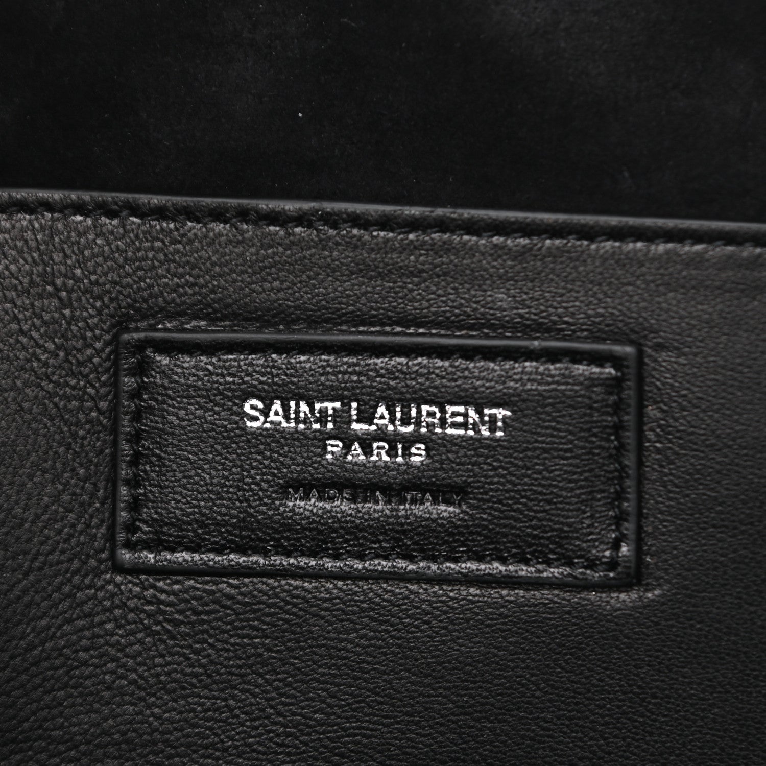 Saint Laurent Calfskin Lipstick Print Classic Baby Duffle Black 6 of 10