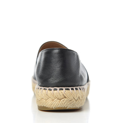 Chanel Lambskin CC Espadrilles 37 Black 13 of 27