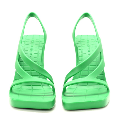 Bottega Veneta Rubber Jimbo Slingback Sandals 41 Truf 3 of 8