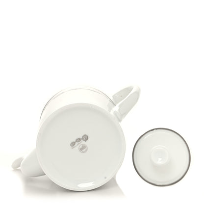 Hermes Porcelain Chaine d' Ancre Platine Coffee/Tea Pot 5 of 7