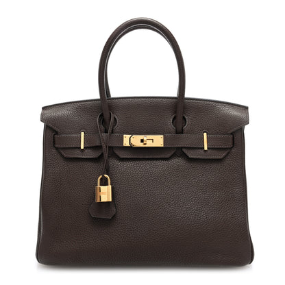 Hermes Togo Birkin 30 Chocolate 1 of 10