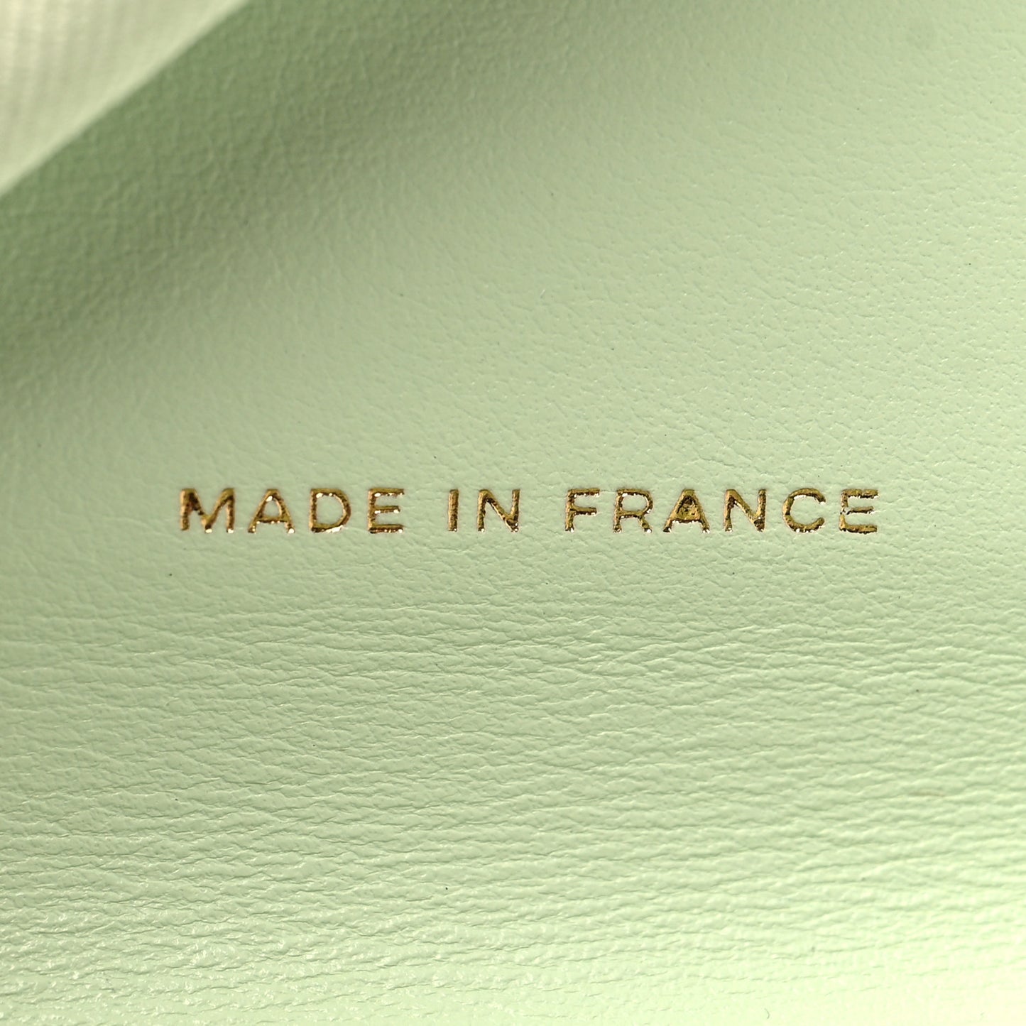 Caviar Quilted Compact Flap Wallet Light Green