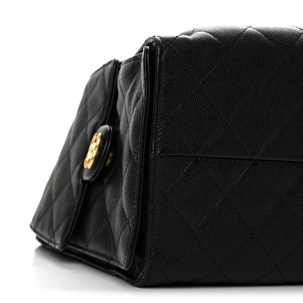 Chanel Caviar Quilted Medium Chanel 25 Handbag Black 10 of 13