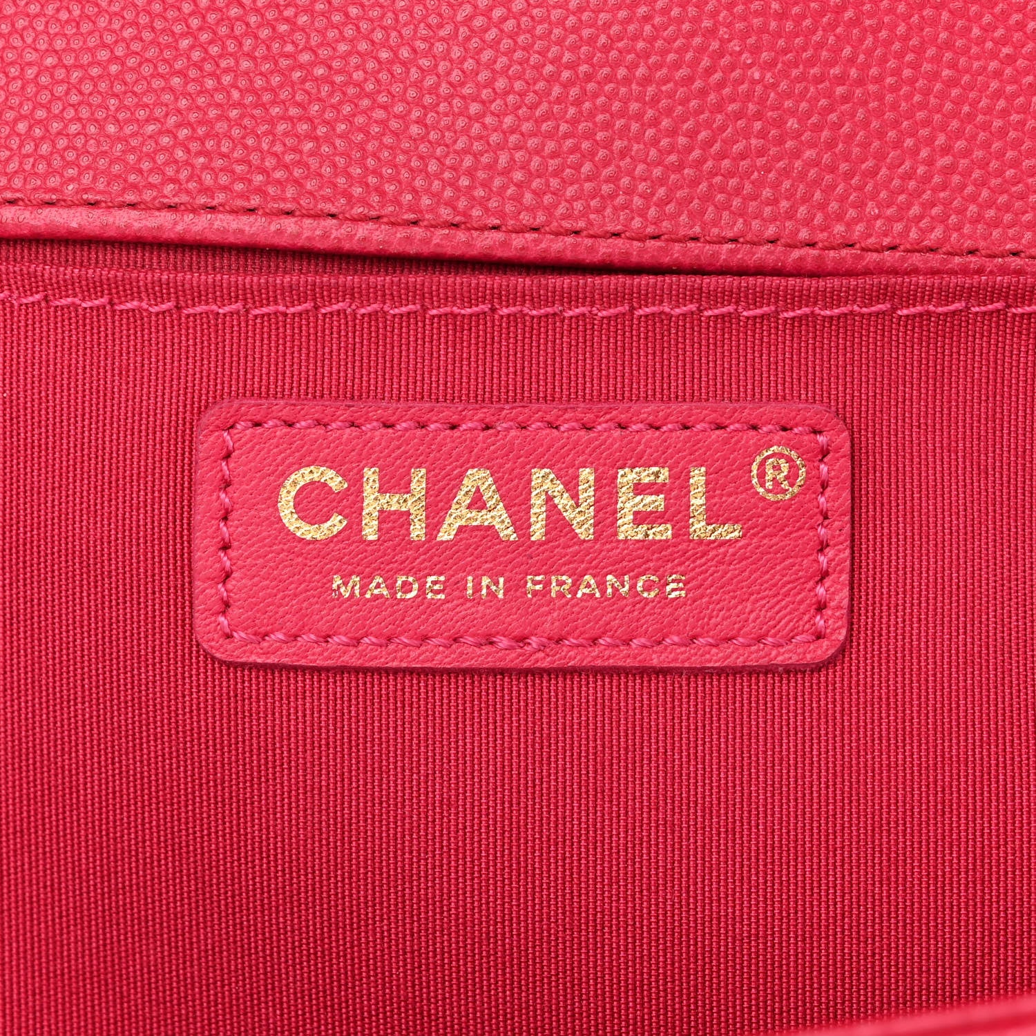 Chanel Caviar Quilted Medium Boy Flap Dark Pink 6 of 12