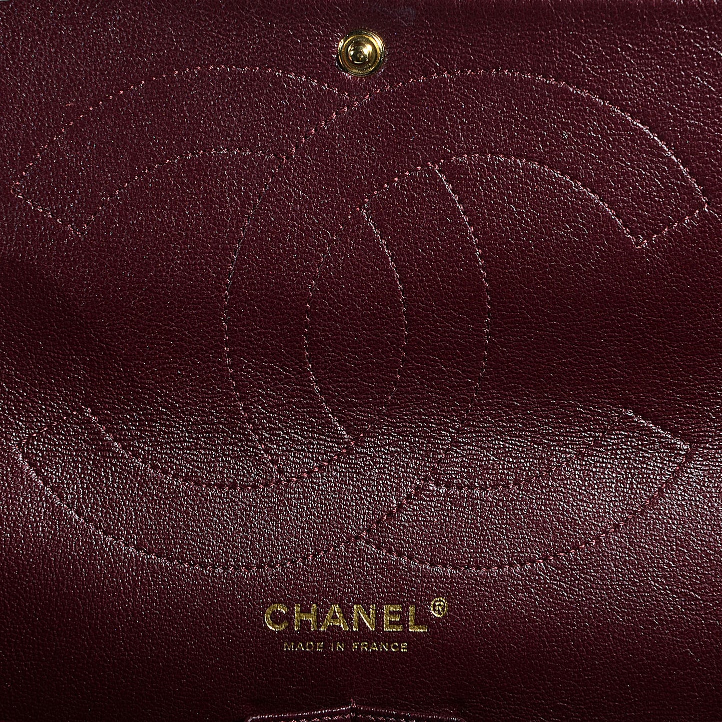 Calfskin 2.55 Reissue 227 Flap Metallic Dark Red