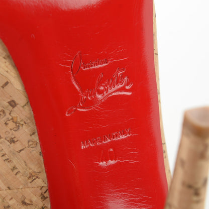 Christian Louboutin Cork No Prive 120 Pumps 40 6 of 6