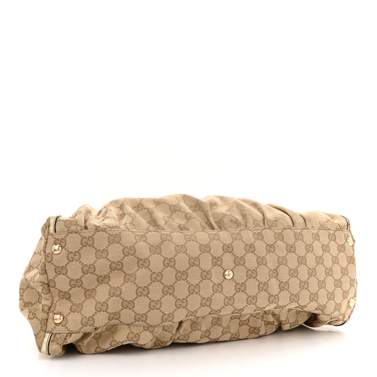 Gucci Monogram Large D Gold Hobo Metallic Gold 4 of 17