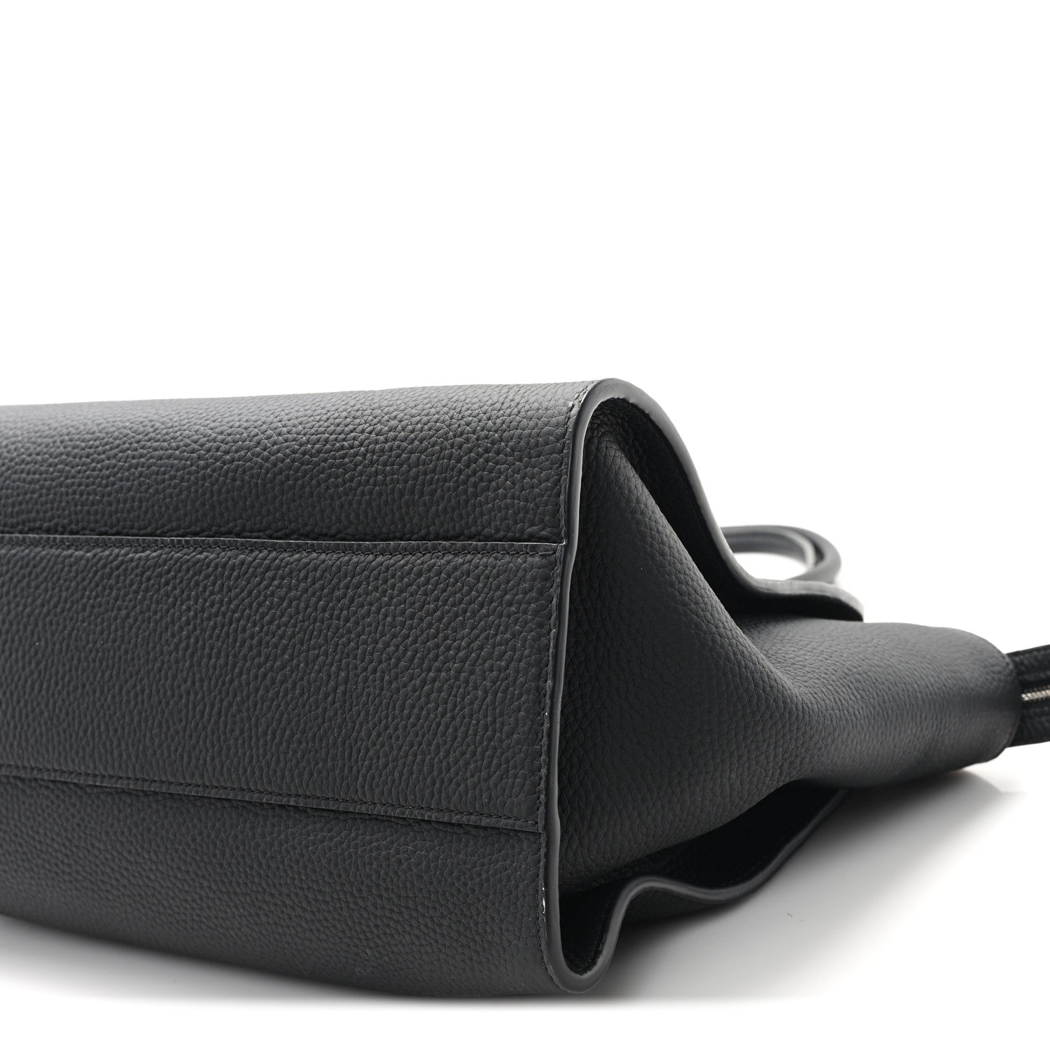 The Row Matte Grained Calfskin Marlo 14 Black 9 of 9