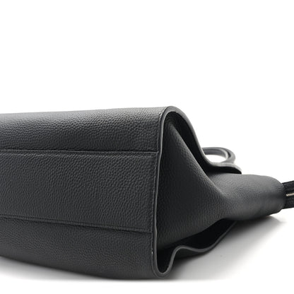 The Row Matte Grained Calfskin Marlo 14 Black 9 of 9