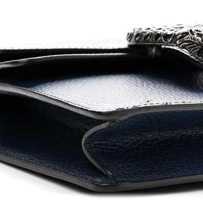 Gucci Dollar Calfskin Crystal Mini Dionysus Shoulder Bag Blue Agata Montana Sapphire 9 of 11