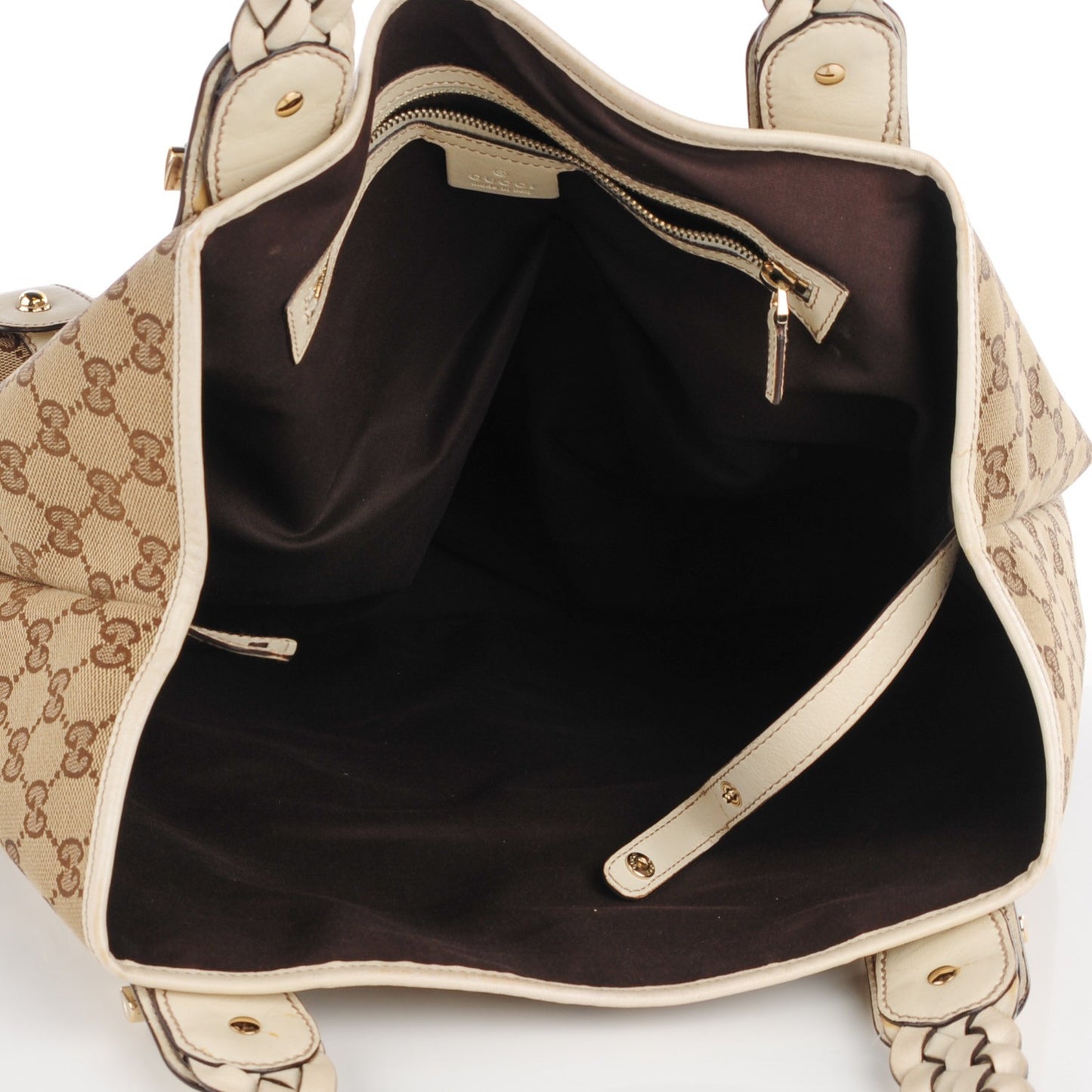 Monogram Medium Pelham Shoulder Bag Off White