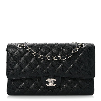 Chanel Caviar Quilted Medium Double Flap Black 1 of 12