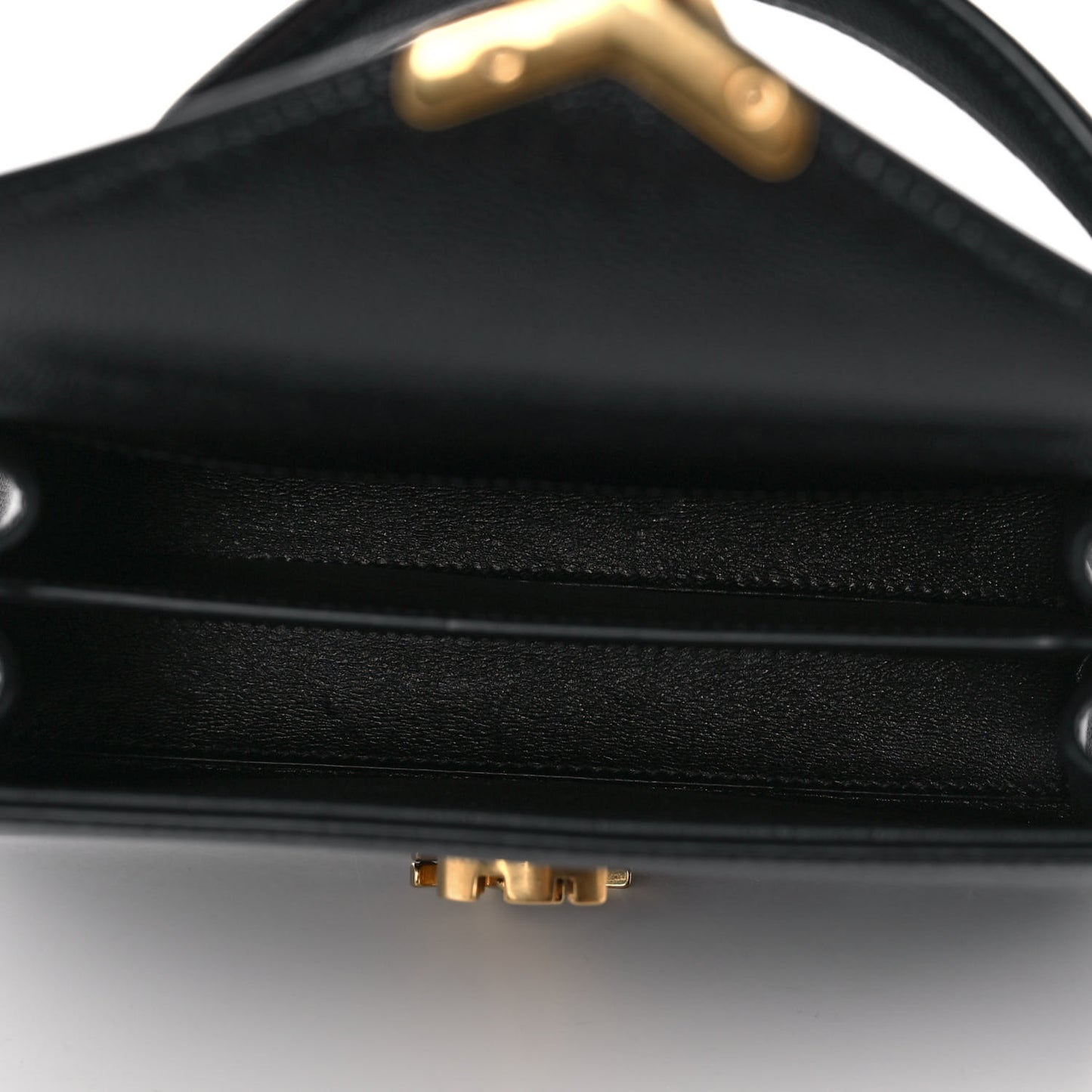 Grain de Poudre Mini Classic Monogram Cassandra Top Handle Black