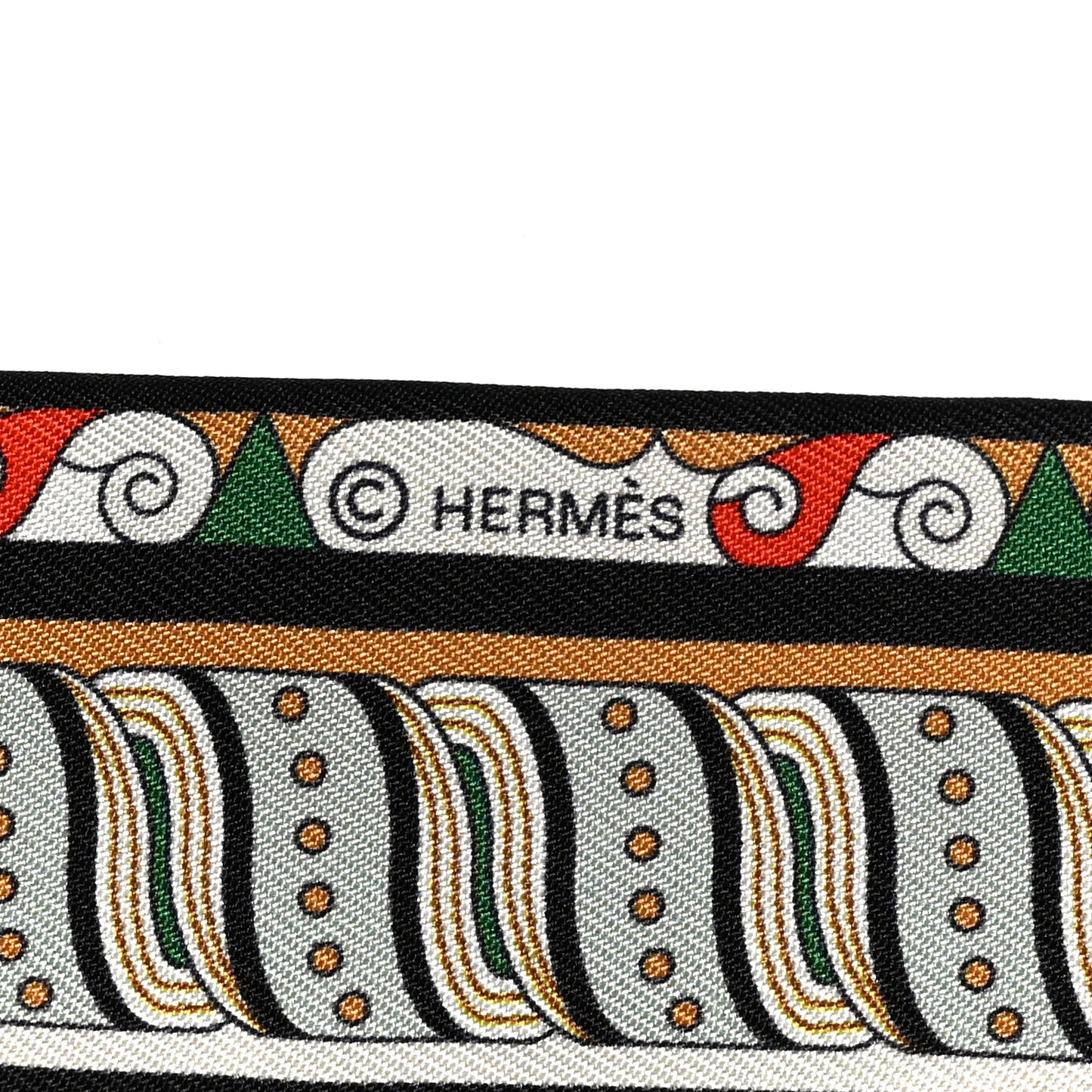 Silk Harnais En Rosace Twilly Vert Beige Vermillion