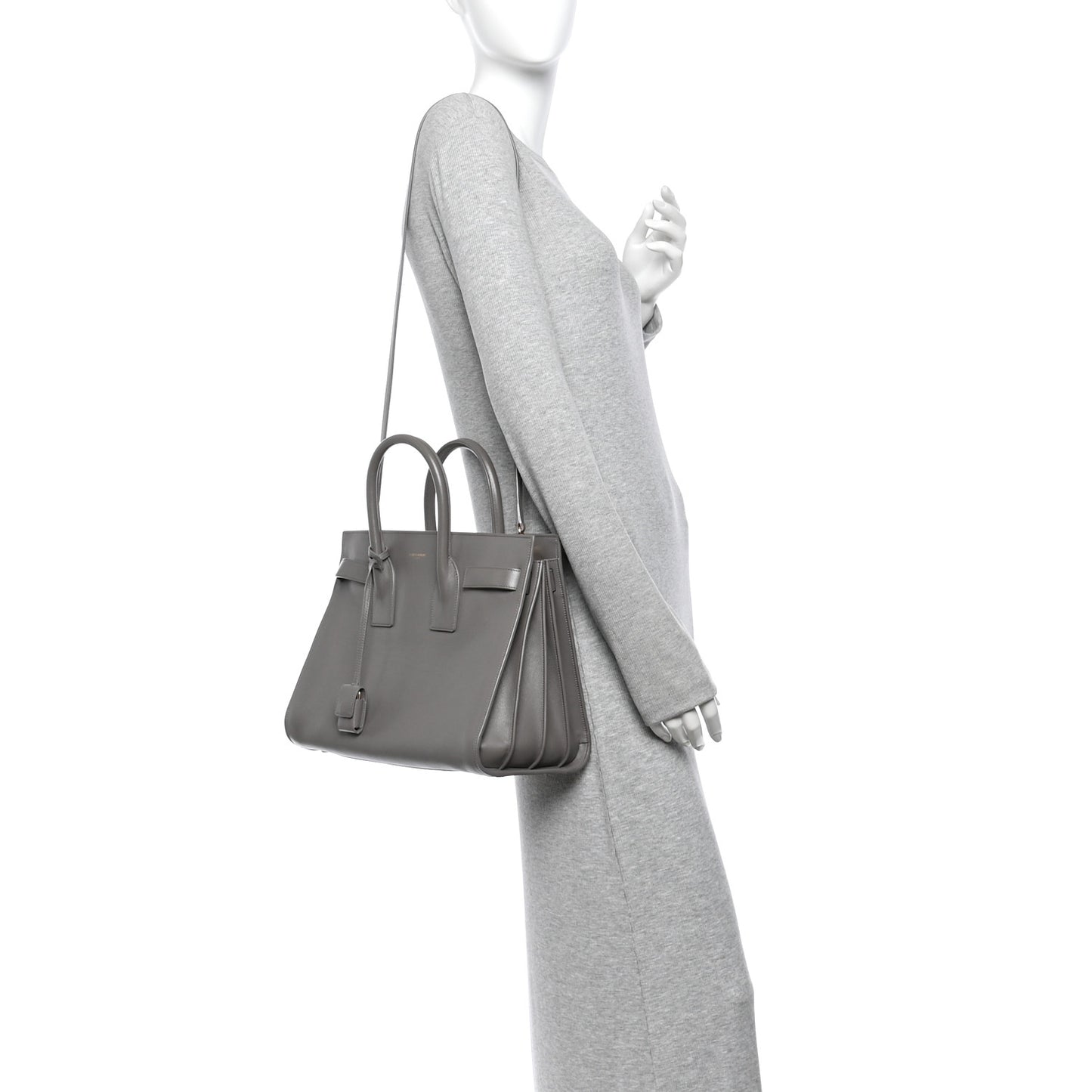 Calfskin Small Sac De Jour Fog